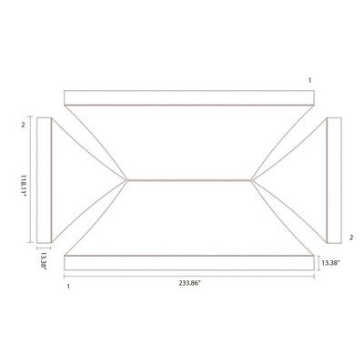 Tent 10 FT X 20 FT - 50 mm Aluminum Hex Frame - Heavy Duty