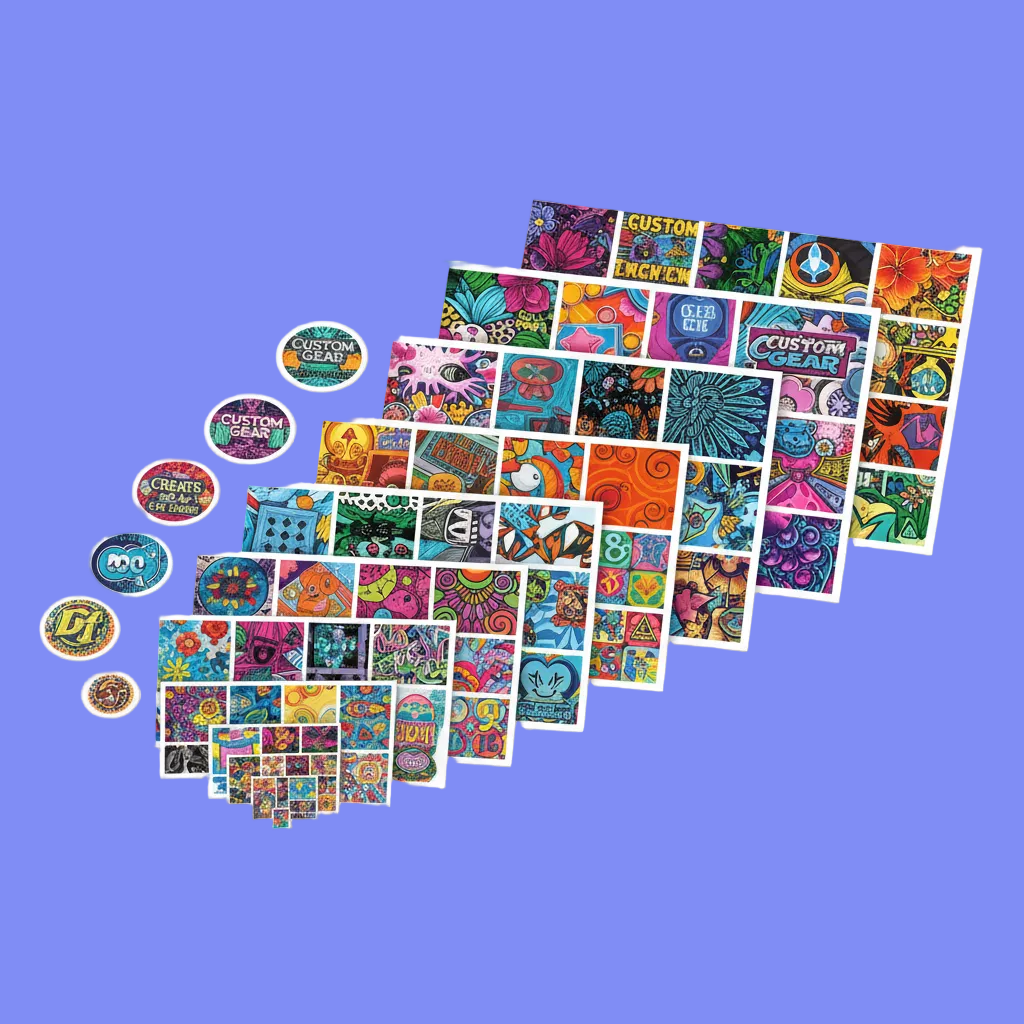 CREATE A IMAGE FOR MY PRODUCT. PRODUCT TITLE IS '' DTF Transfers By Size ''