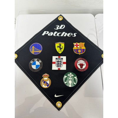 UV 3D PTU Flexible Patches Heat Transfer Size (2.5")