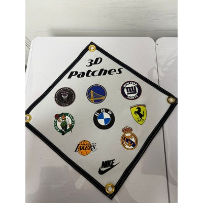 UV 3D PTU Flexible Patches Heat Transfer Size (2.5")