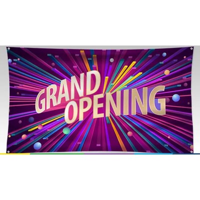 4'x8' Ft Full Color Digital Vinyl Banner 13 Oz.
