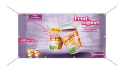 5 'x 10' FT Banner 13 OZ. Printed 1 Side